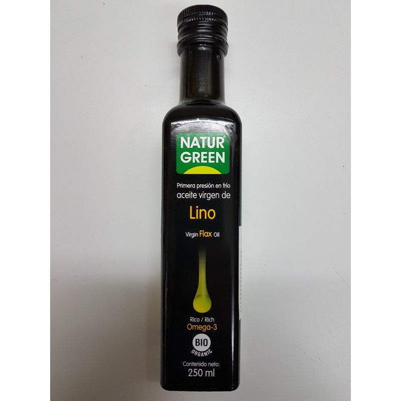 Aceite de Lino presión en frío Bio NaturGreen